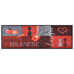 vidaXL Kitchen Carpet | Red | Polyamide | 180 x 60 cm | Kitchen Carpet 1