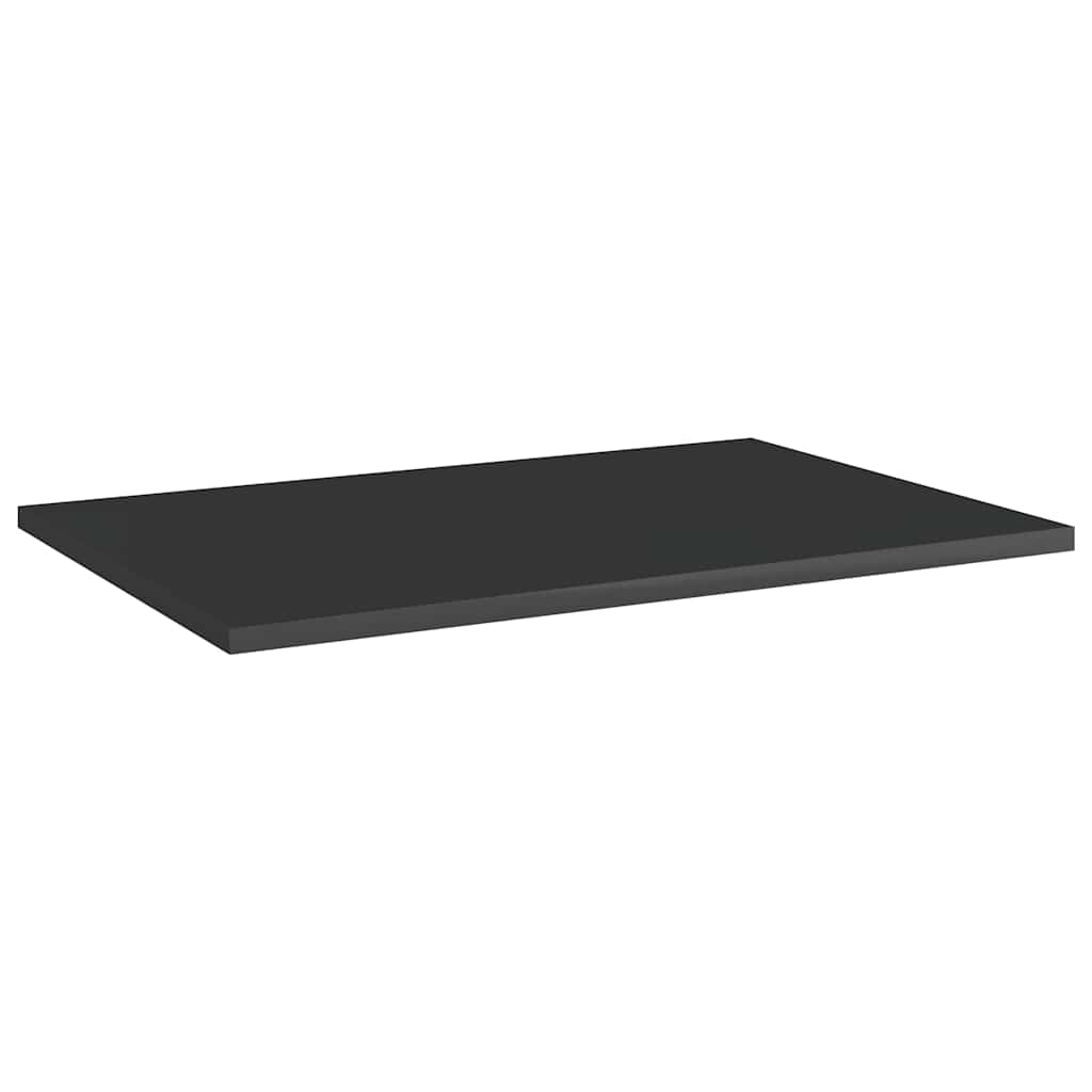 805263 vidaXL Bookshelf Boards 8 pcs High Gloss Black 60x40x1,5 cm Engineered Wood 2