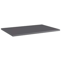 805265 vidaXL Bookshelf Boards 8 pcs High Gloss Grey 60x40x1,5 cm Engineered Wood 2