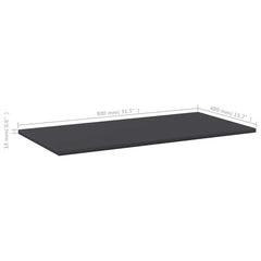 805335 vidaXL Bookshelf Boards 8 pcs Grey 80x40x1,5 cm Engineered Wood 5