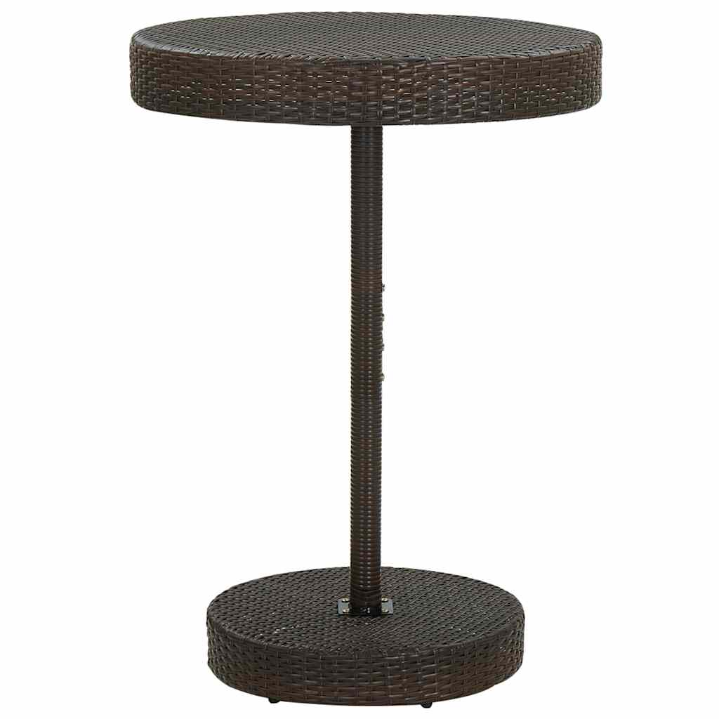 vidaXL Garden Bar Set | Brown | PE rattan | Medium | Seats Many | Garden Bar Set 3