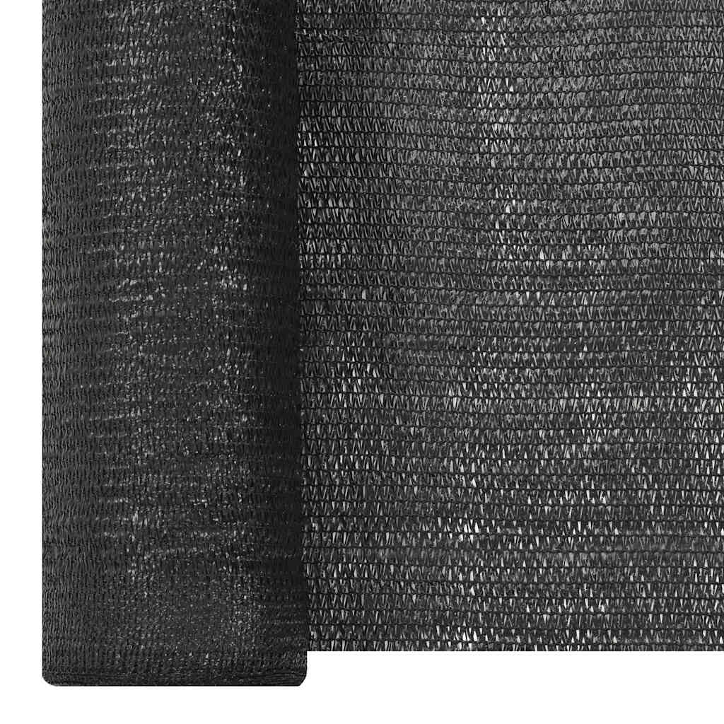 vidaXL Privacy Net Black 2x25 m HDPE 150 g/m² 3