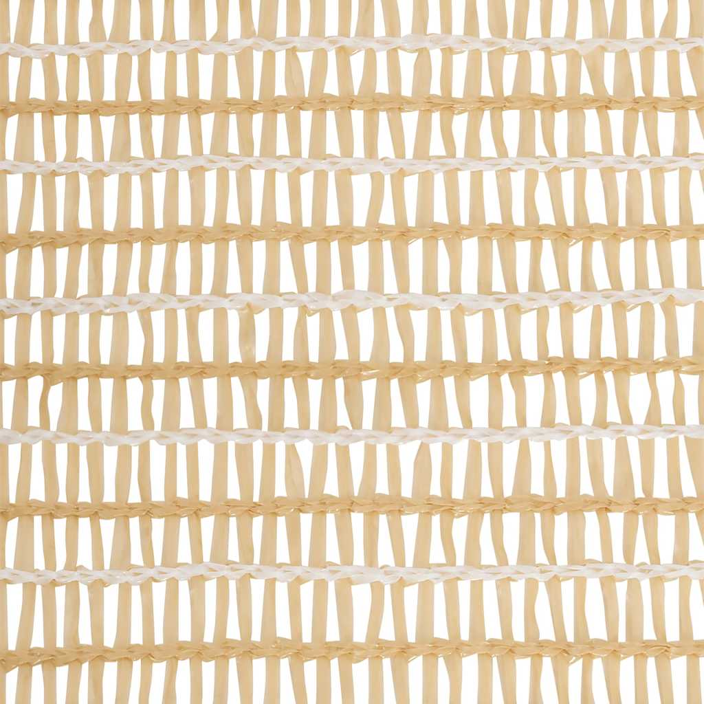vidaXL Privacy Net Beige 1x50 m HDPE 75 g/m² 4
