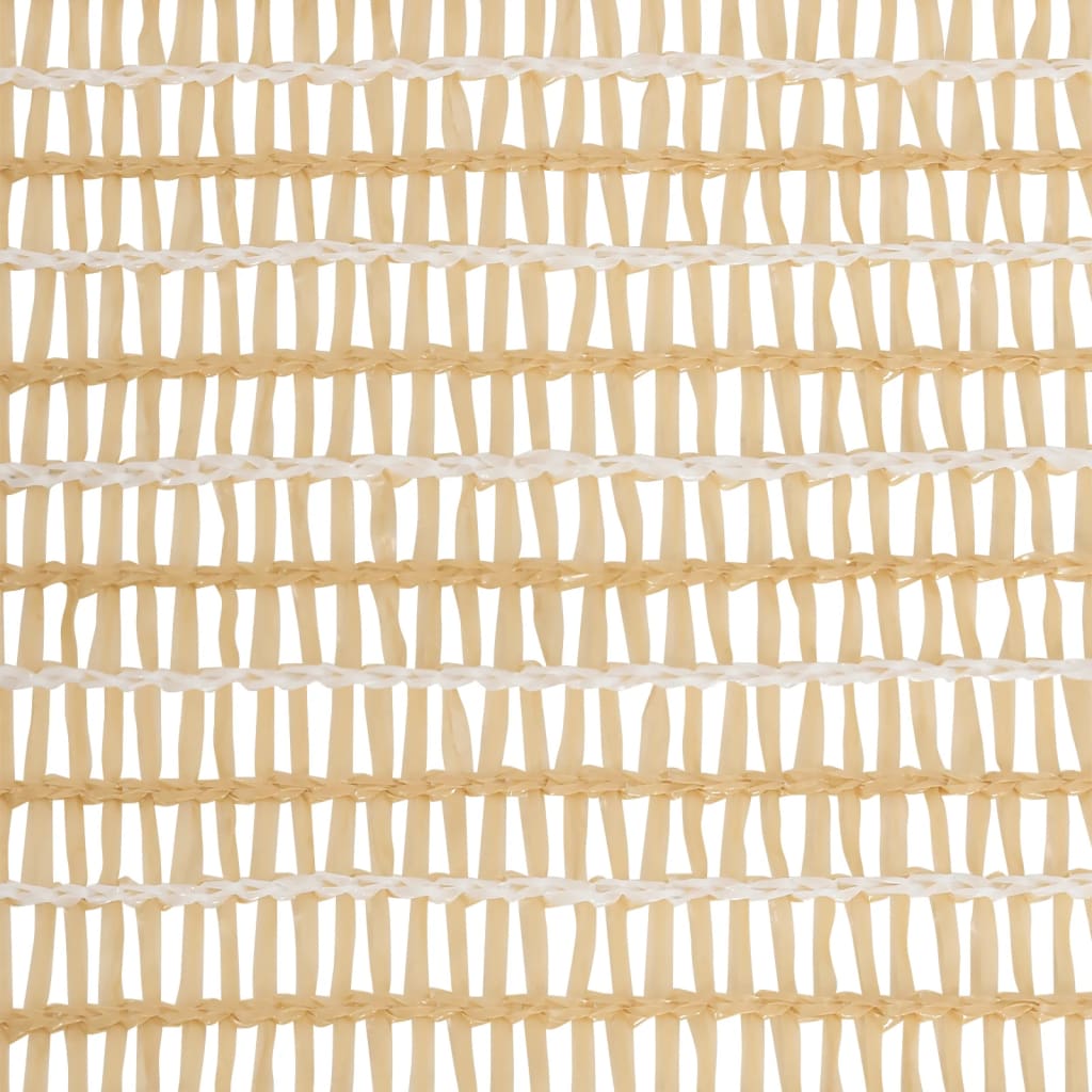 vidaXL Privacy Net Beige 3.6x10 m HDPE 75 g/m² 4