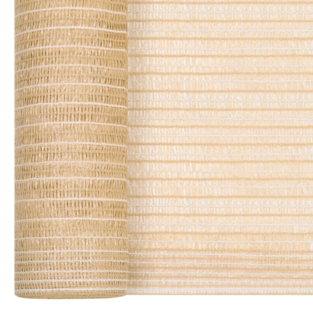 vidaXL Privacy Net Beige 3.6x50 m HDPE 150 g/m² 2