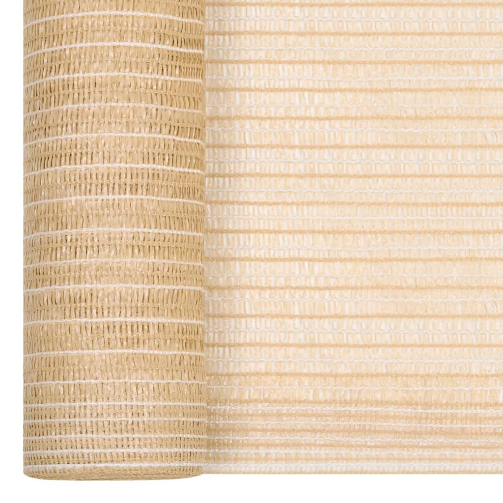 vidaXL Privacy Net Beige 2x50 m HDPE 195 g/m² 2