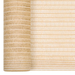 vidaXL Privacy Net Beige 2x50 m HDPE 195 g/m² 2