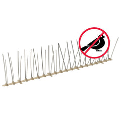vidaXL 4-row Plastic Bird & Pigeon Spikes Set of 20 10 m 6