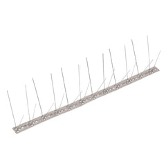 vidaXL 4-row Stainless Steel Bird & Pigeon Spikes Set of 20 10 m 2
