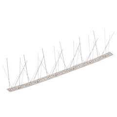 vidaXL 5-row Stainless Steel Bird & Pigeon Spikes Set of 20 10 m 2