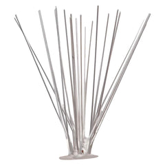 vidaXL 5-row Stainless Steel Bird & Pigeon Spikes Set of 20 10 m 5