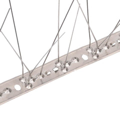 vidaXL Bird & Pigeon Spikes Set | Silver | Stainless Steel 4