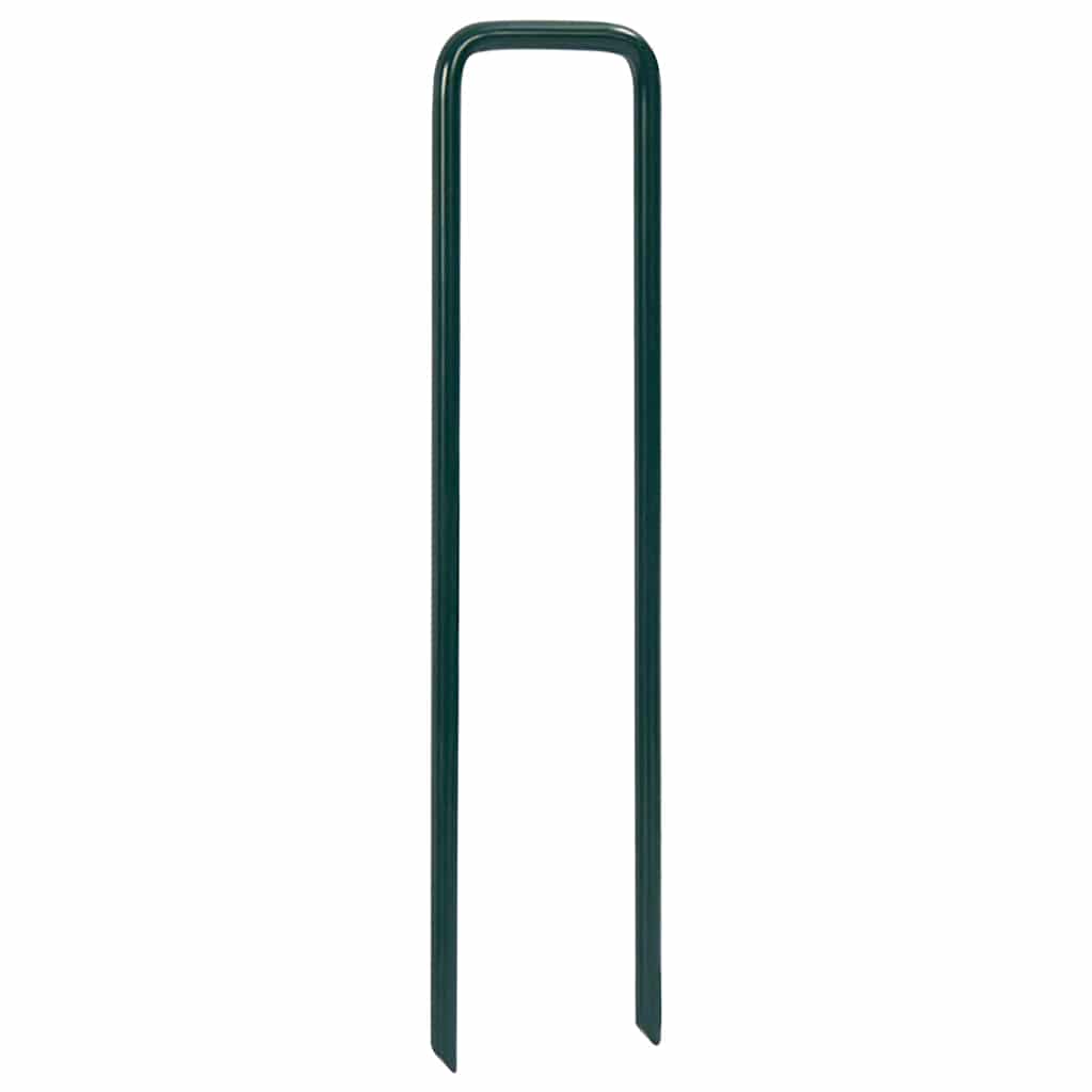 vidaXL Nails for Artificial Grass 100 pcs U-shape Iron 4
