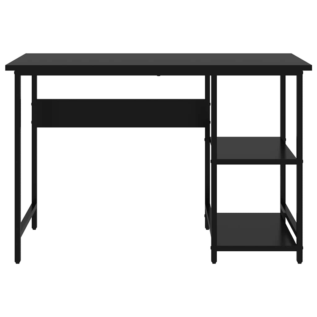 Computer Desk 105x50x72 cm MDF and Metal Black