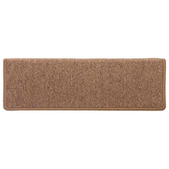 vidaXL Stair Tread | Set of 15 | Brown 6