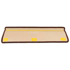 vidaXL Stair Tread | Set of 15 | Brown | Polyamide | 65 cm x 21 cm x 4 cm 4