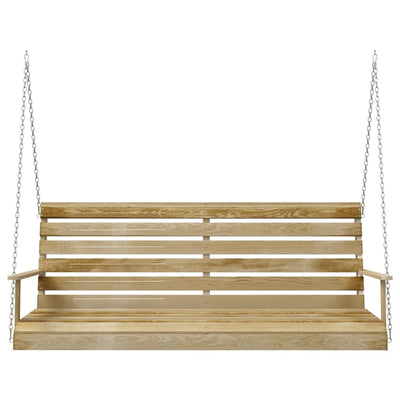 Swing Bench Impregnated Pinewood 155x65x60 cm