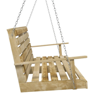 Swing Bench Impregnated Pinewood 155x65x60 cm