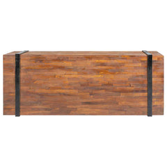 326172 vidaXL Coffee Table 110x45x38 cm Solid Teak Wood 4