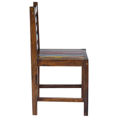 vidaXL Dining Chairs 2 pcs Solid Reclaimed Wood 4