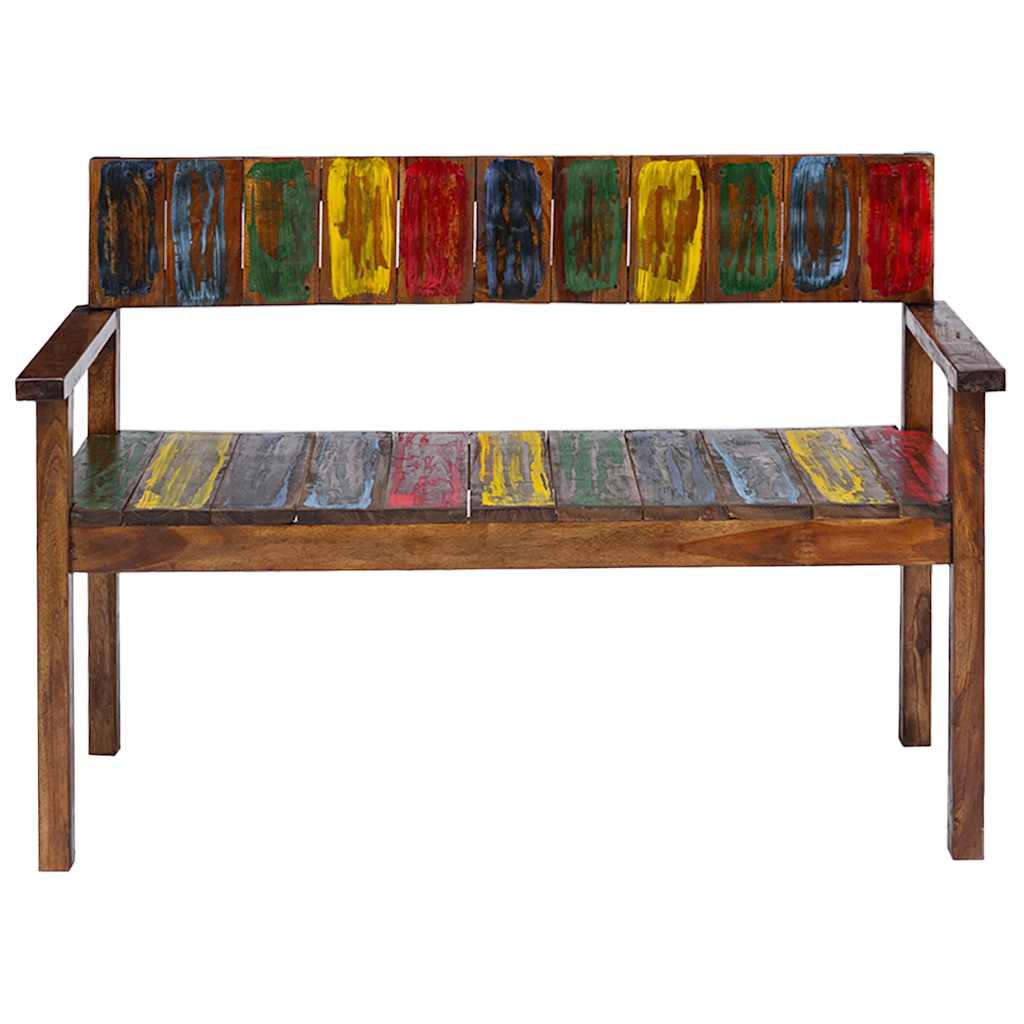 vidaXL Dining Chairs 4 pcs Solid Reclaimed Wood 2