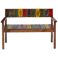 vidaXL Dining Chairs 4 pcs Solid Reclaimed Wood 2