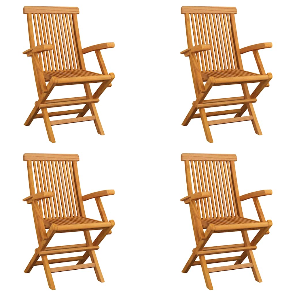 Folding Chairs Solid Teak Wood 4