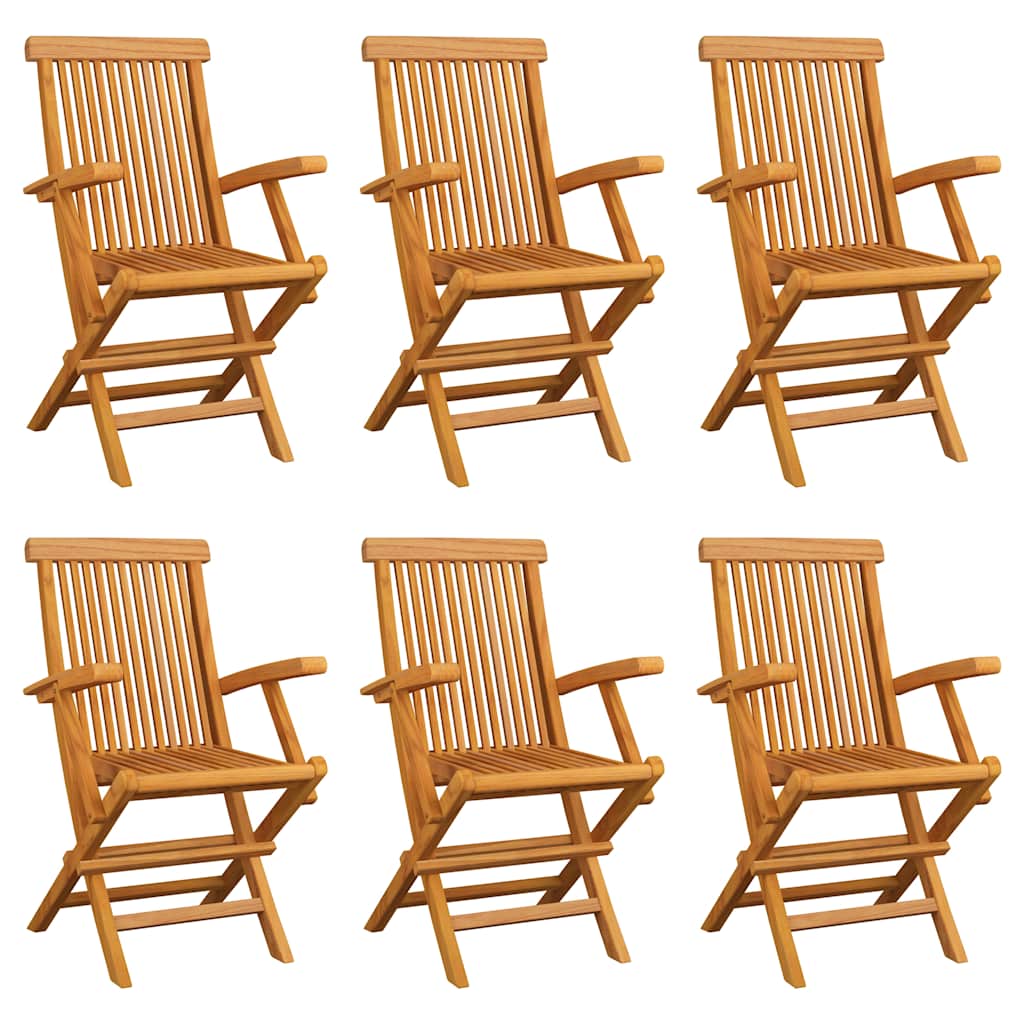 Folding Chairs Solid Teak Wood 6