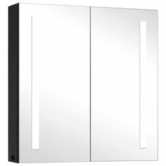 325542 vidaXL LED Bathroom Mirror Cabinet 62x14x60 cm 2