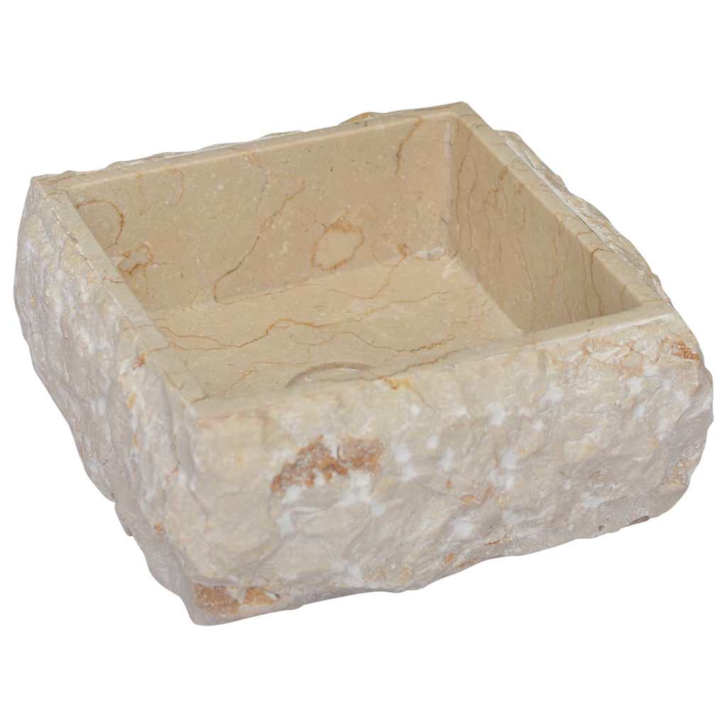 Sink 30x30x13 cm Marble Cream