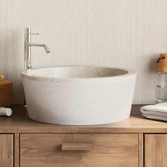 Sink Ø40x15 Marble Cream