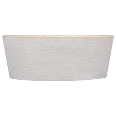 Sink Ø40x15 Marble Cream
