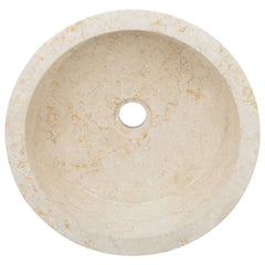 Sink Ø40x15 Marble Cream