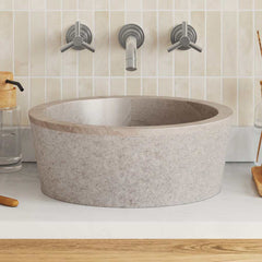 Sink Ø40x15 Marble Grey