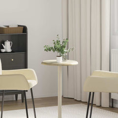 vidaXL Table Top Cream Ø40x2.5 cm Marble 1