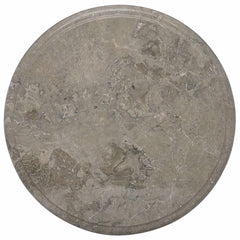 vidaXL Table Top Grey Ø40x2.5 cm Marble 5