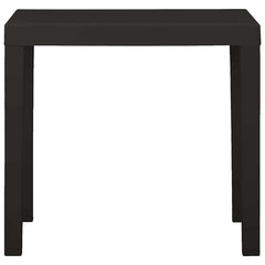 315845 vidaXL Garden Table Anthracite 79x65x72 cm Plastic 2
