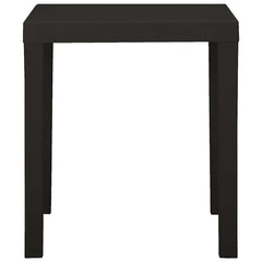 315845 vidaXL Garden Table Anthracite 79x65x72 cm Plastic 3