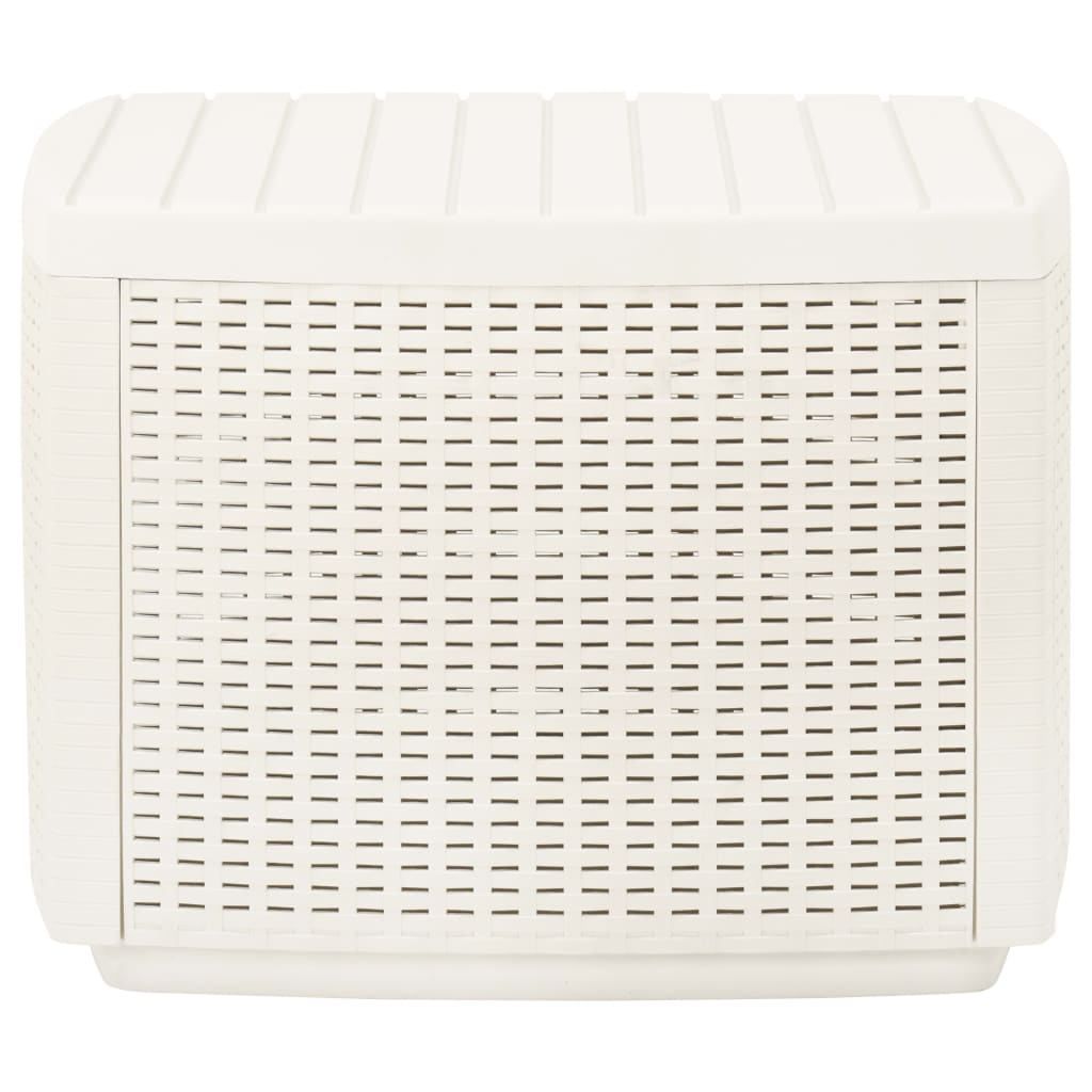 315856 vidaXL Garden Table White 53x53x40 cm Plastic 2