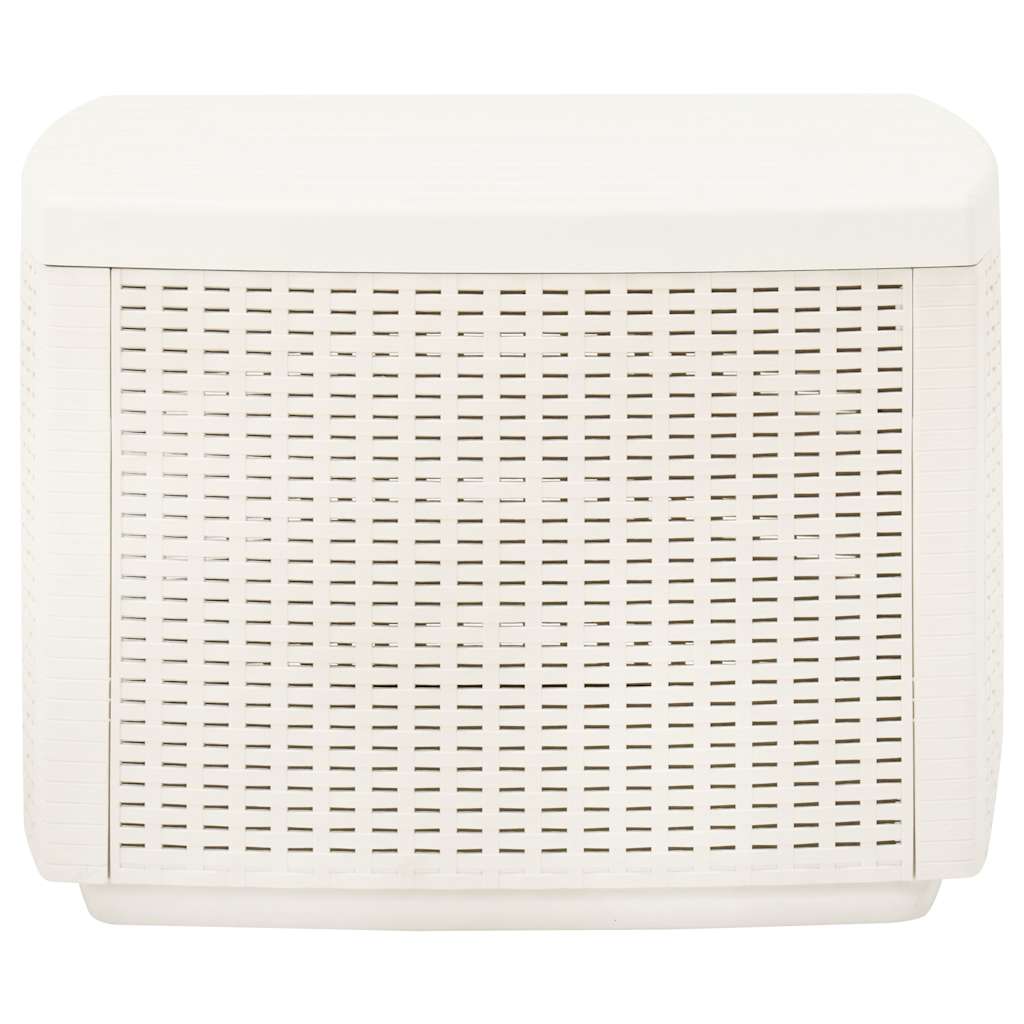 315856 vidaXL Garden Table White 53x53x40 cm Plastic 4