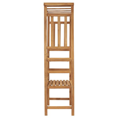 vidaXL Garden Bench with Pergola 115 cm Solid Teak Wood 3
