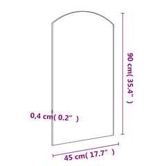 vidaXL Mirror | Transparent | Glass | 90 x 45 cm | Modern | Rectangular 6