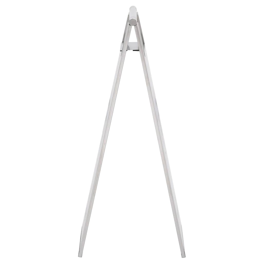 149574 vidaXL Folding Parking Sign Stainless Steel 3