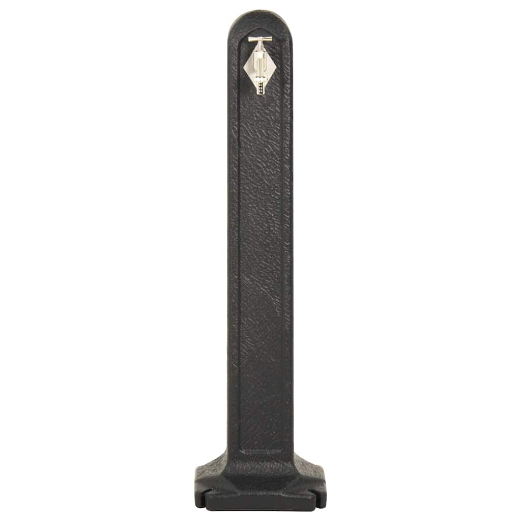 vidaXL Garden Tanker with Faucet Anthracite Stone Look 3
