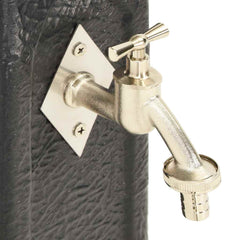 vidaXL Garden Tanker with Faucet Anthracite Stone Look 5
