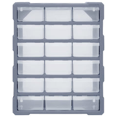 vidaXL Multi-drawer Organiser with 18 Middle Drawers 38x16x47 cm 4