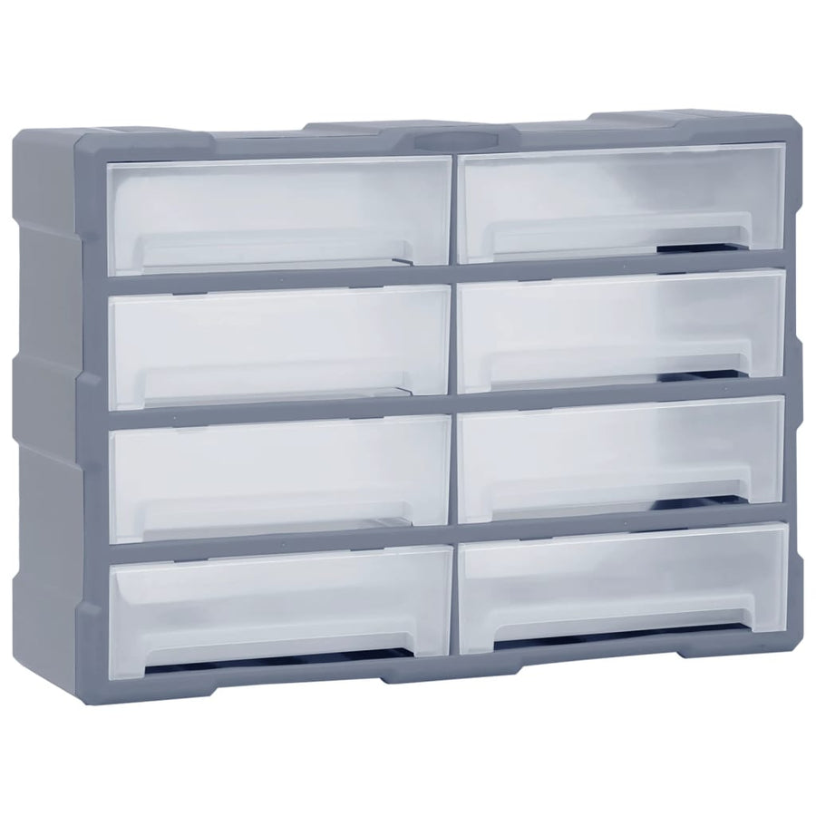vidaXL Multi-drawer Organiser with 8 Big Drawers 52x16x37 cm 1