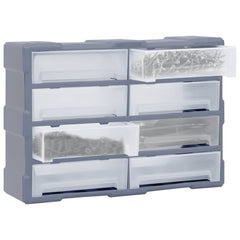 vidaXL Multi-drawer Organiser with 8 Big Drawers 52x16x37 cm 2