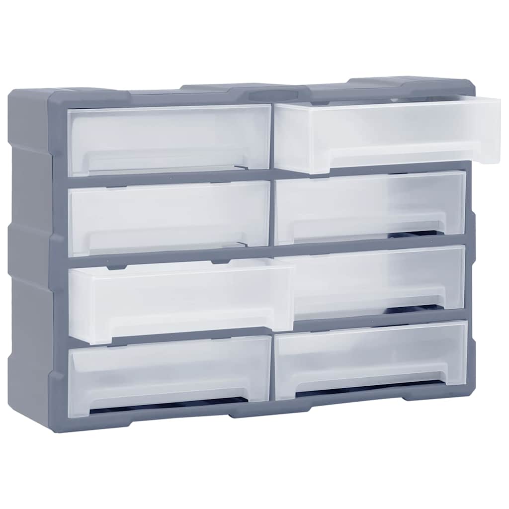 vidaXL Multi-drawer Organiser with 8 Big Drawers 52x16x37 cm 4