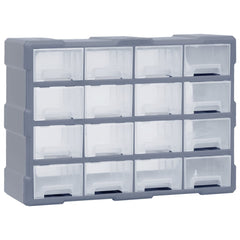 vidaXL Multi-drawer Organiser with 16 Middle Drawers 52x16x37 cm 1